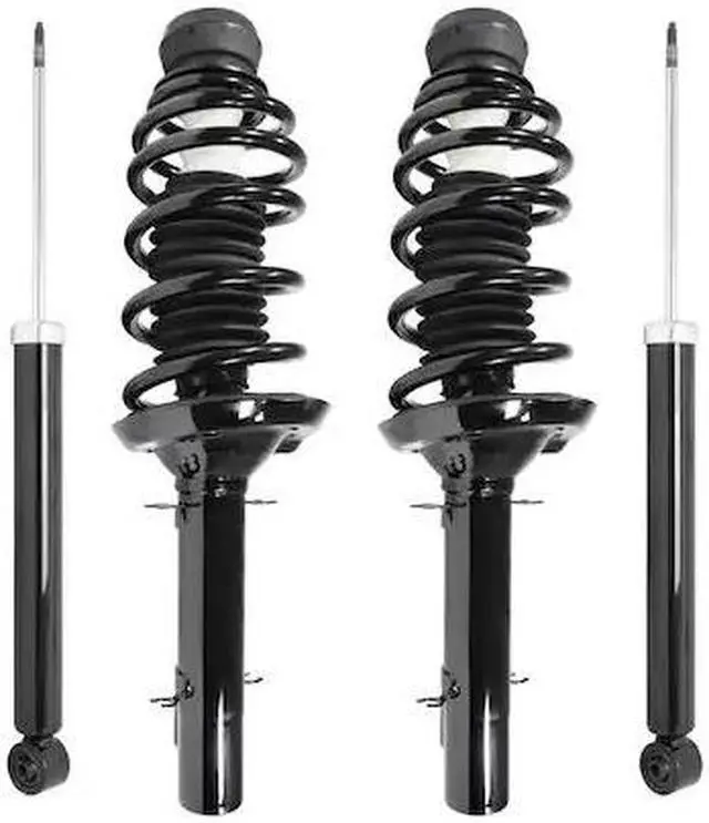 Alt view image 2 of 2 - Unity Automotive 4-11100-257010-001 Fnt & Rr Complete Strut Assembly Shock Kit For 1998-2010 Volkswagon Beetle, 1999-2006 Volkswagon Golf, 1999-2005 Volkswagon Jetta