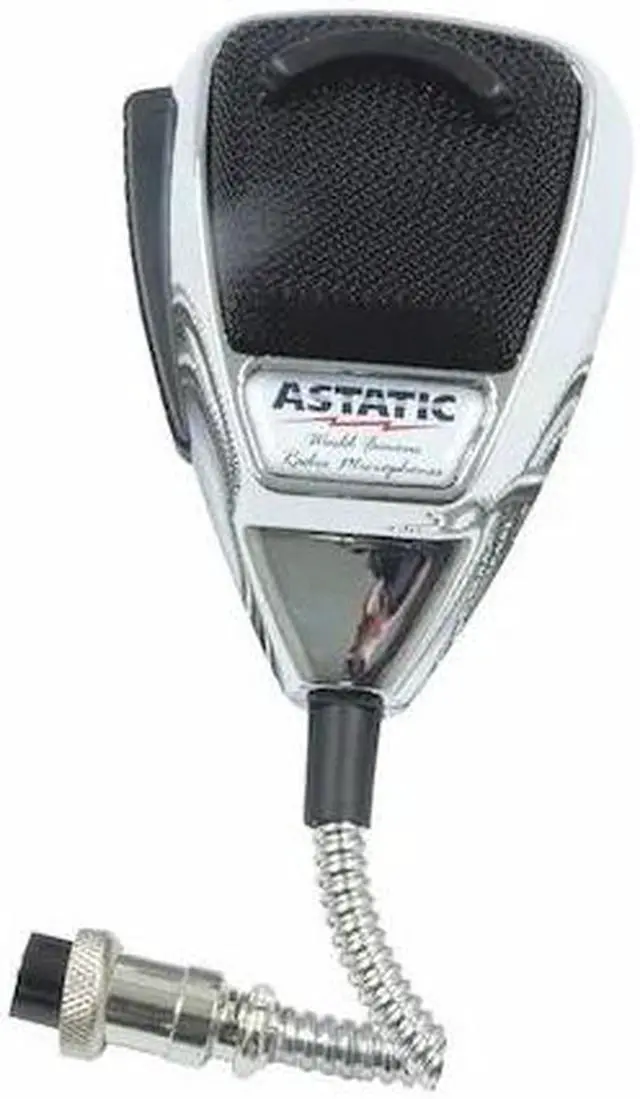 Alt view image 10 of 20 - ASTATIC TM 302-10187 636L NOISE CANCELING 4-PIN CB MICROPHONE  CHROME EDITION