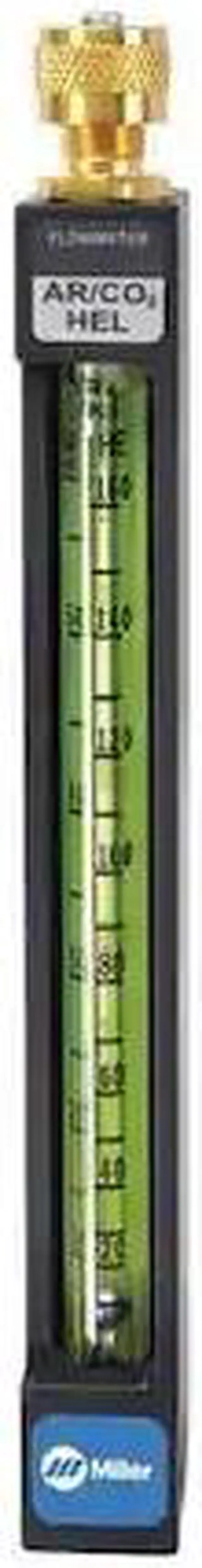 Alt view image 2 of 2 - MILLER ELECTRIC 16531 Flowmeter, Argon, Carbon Dioxide, Helium, Single Stage,