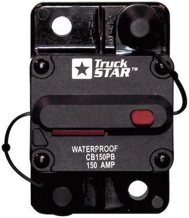 Alt view image 2 of 2 - BUYERS PRODUCTS CB150PB Automotive Circuit Breaker, CB Series, 150 A