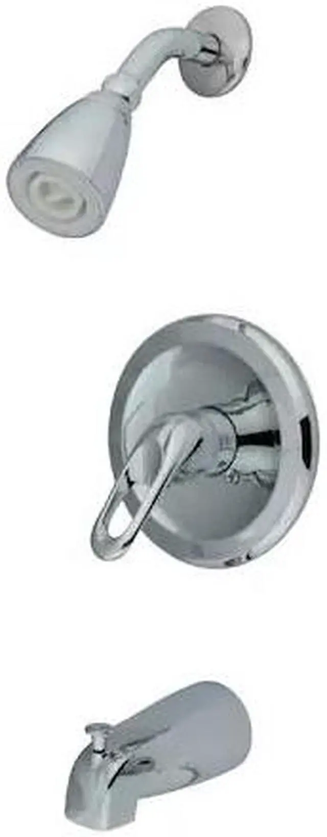 Alt view image 3 of 3 - Kingston Brass KB531LP Tub and Shower , Faucet, Polished Chrome