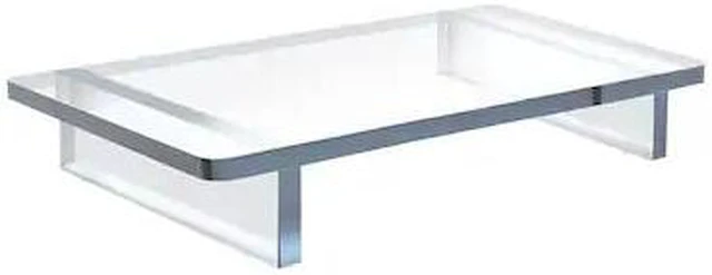 Main image of AZAR DISPLAYS 515362 2"H Clear Acrylic Deluxe Riser Display