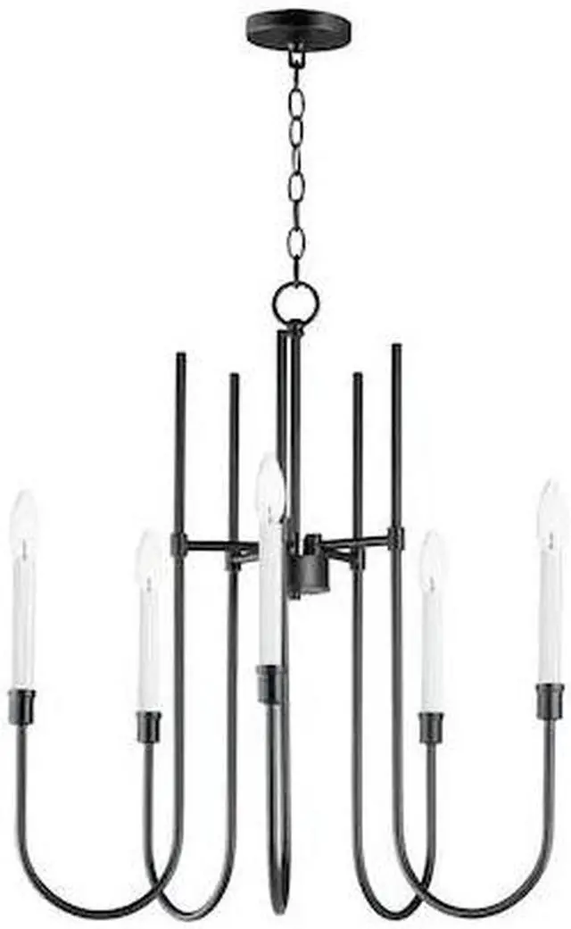 Main image of MAXIM 11285BK Tux 5-Light Chandelier