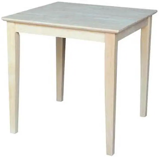 Main image of INTERNATIONAL CONCEPTS K-3030-30S Square Solid Wood Top Table, Unfinished, 30