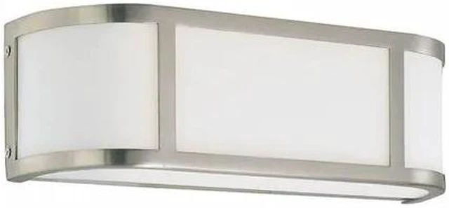 Alt view image 2 of 2 - NUVO 60/2871 Two Light Wall Sconce Vanity, Brushed Nickel