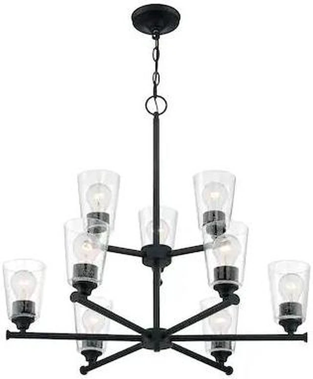 Main image of NUVO 60/7289 Fixture, Chandelier, 9-Lght, Incandescent, 60W, 120V, A19, Medium