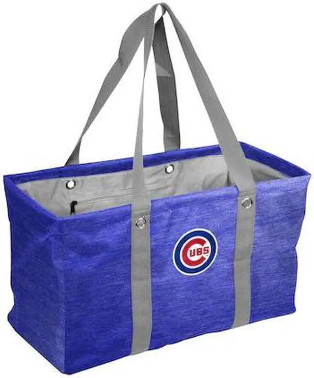 Main image of LOGO BRANDS 506-765-CR1 Chicago Cubs Crosshatch Picnic Caddy