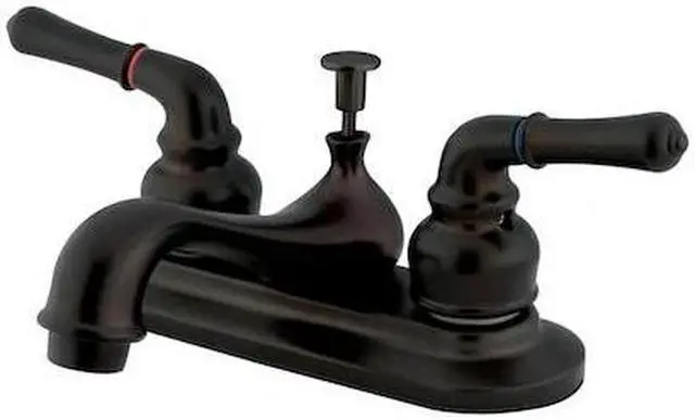 Alt view image 4 of 4 - Kingston Brass KB605NML Restoration Lavatory Faucet with Retail Pop-Up, Oil Rubbed Bronze