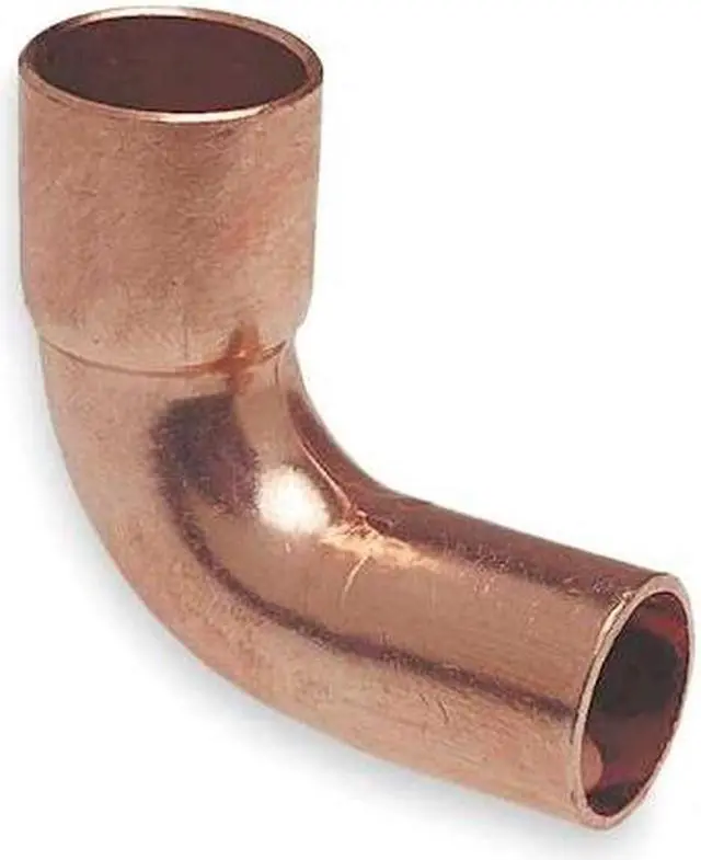 Alt view image 2 of 2 - NIBCO 607-2I 3/4 3/4" NOM FTG x C Copper 90 Deg Intermediate Radius Elbow