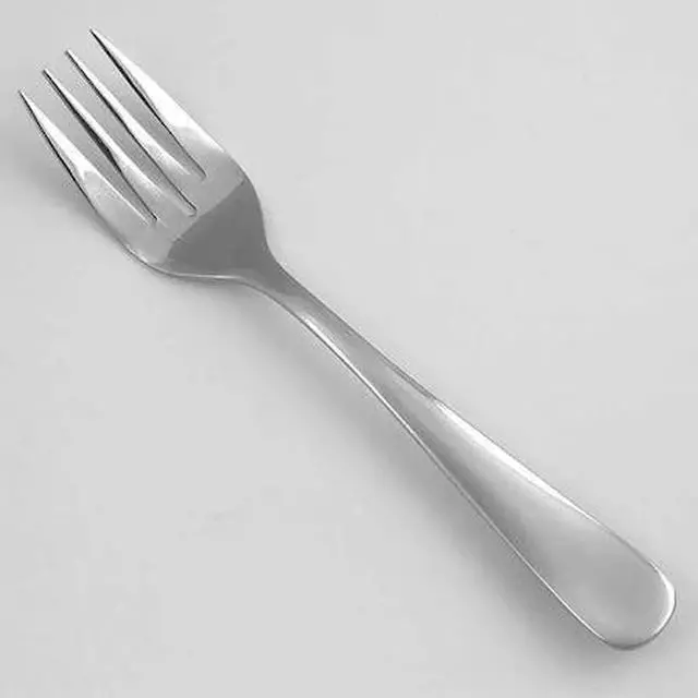 Alt view image 2 of 2 - Walco 6-1/8" Stainless Steel Salad Fork with Windsor Supreme Pattern; PK24 5006