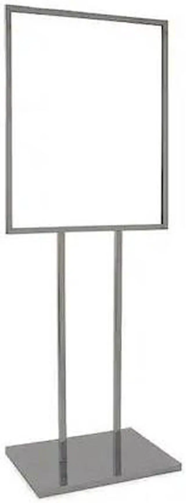 Alt view image 2 of 2 - ECONOCO BH29 Bulletin Sign Holder,Chrome,22" x 28"