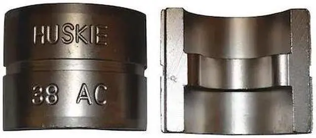 Main image of HUSKIE TOOLS 38AC Compression Die,Blue,Wire Rope,3/8 In