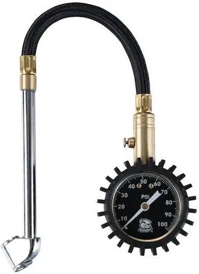 Alt view image 2 of 3 - 0-100 PSI Air Pressure Gauge Analog Bulldog Winch