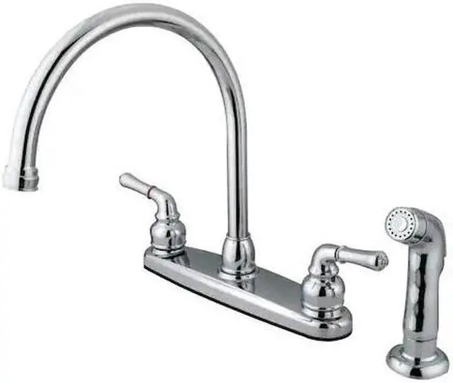 Main image of MAGELLAN FB791SP FB791SP 8" Centerset Kitchen Faucet with, Manual, 8" Mount, 4