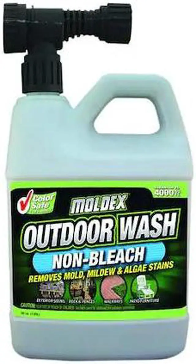 Alt view image 2 of 2 - Moldex Mold, Mildew & Algae Stain Remover Non-Bleach Outdoor Wash, 56 oz