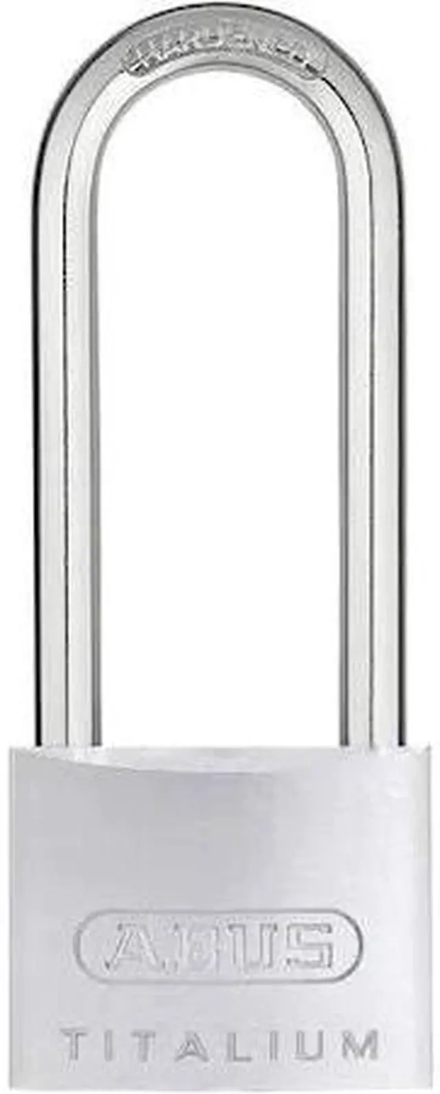 Alt view image 2 of 2 - Different-Keyed Padlock, Extended Shackle Type, 2-1/2" Shackle Height, Silver
