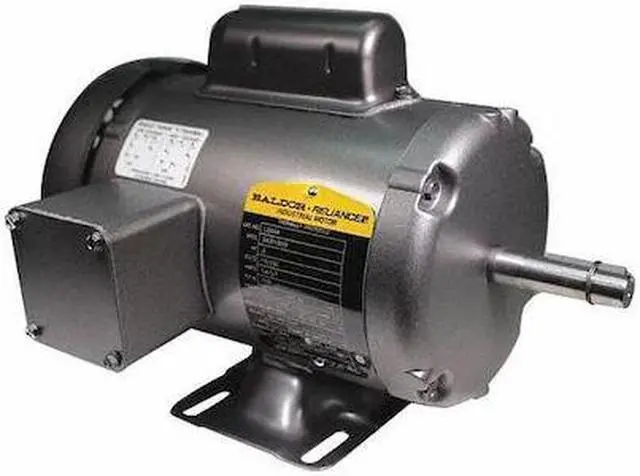 Alt view image 3 of 3 - BALDOR-RELIANCE L3504A Motor,1/2 HP,1725 RPM,115/230V,56,TEFC