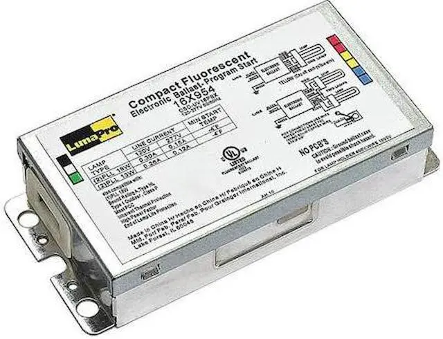 Main image of LUMAPRO 16X954 CFL Ballast,Electronic,37W,120 to 277V