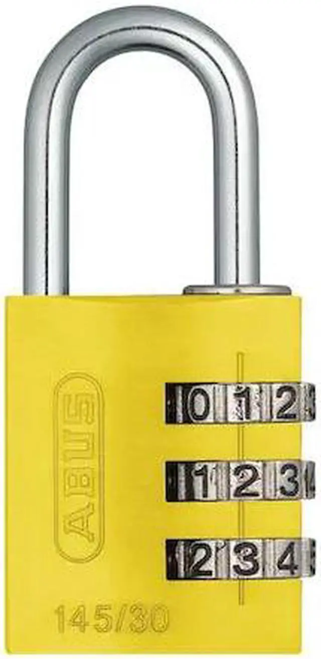Alt view image 2 of 2 - Abus Combination Padlock, Resettable Side-Dial Location, 1" Shackle Height