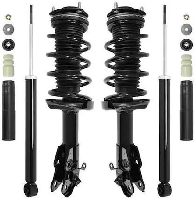 Alt view image 2 of 2 - Unity Automotive 4-11815-253040-001 Fnt & Rr Complete Strut Assembly Shock Kit For 2006-2011 Honda Civic