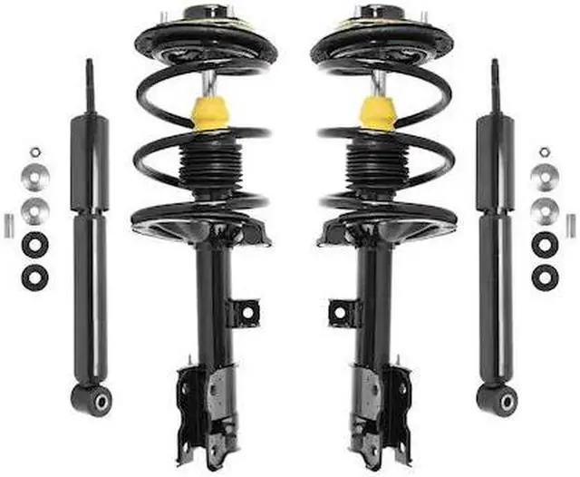 Alt view image 2 of 2 - Unity Automotive 4-11761-255600-001 Fnt & Rr Complete Strut Assembly Shock Kit For 2003-2007 Nissan Murano