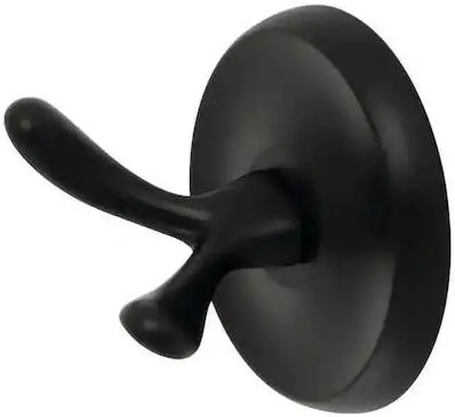 Alt view image 3 of 6 - Kingston Brass BA317MB Classic Robe Hook, Matte Black