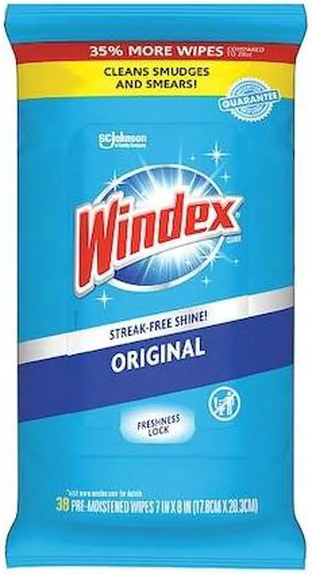 Main image of WINDEX 319251 Wipes Glass Cleaner Wipes, Unscented