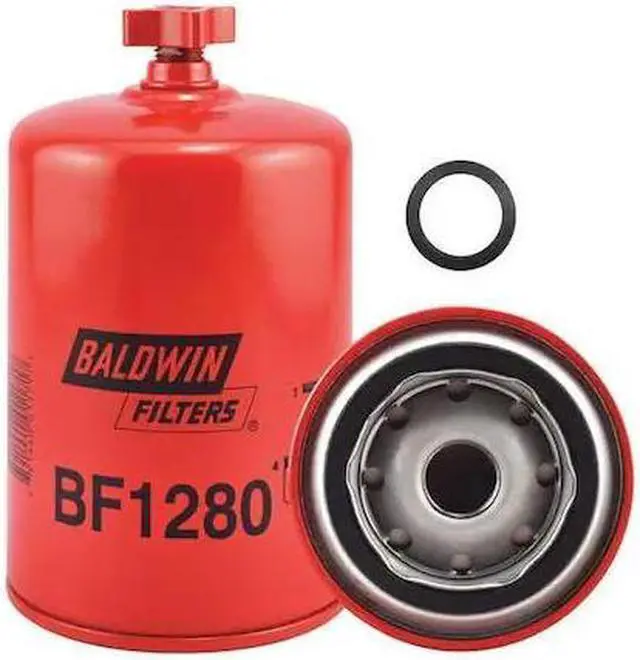 Main image of BALDWIN FILTERS BF1280 Fuel Filter,6-1/4 x 3-11/16 x 6-1/4 In