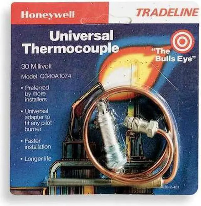 Alt view image 2 of 3 - Honeywell Thermocouple,30 In  Q340A1082
