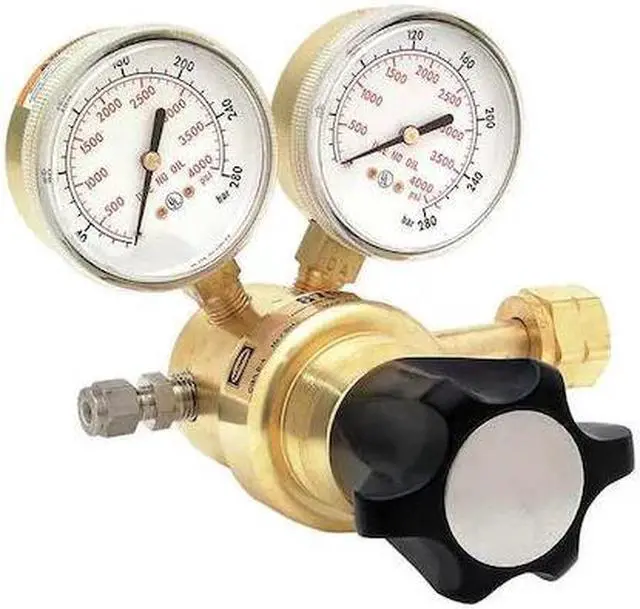 Alt view image 4 of 4 - HARRIS KH1114 High Pressure Gas Regulator, Argon, Helium, Nitrogen, Single