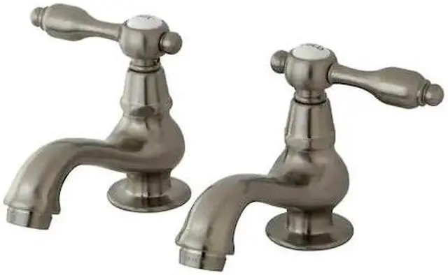 Alt view image 3 of 4 - Kingston Brass Tudor Classic Basin Faucet, KS1108TAL, Satin Nickel