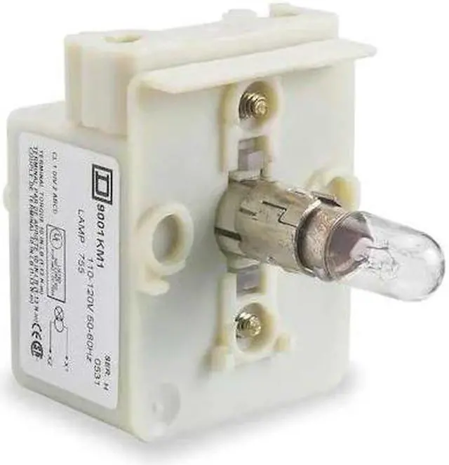 Alt view image 2 of 2 - SCHNEIDER ELECTRIC 9001KM35 Lamp Module,30mm,24-28VAC/VDC,Clr,Incan