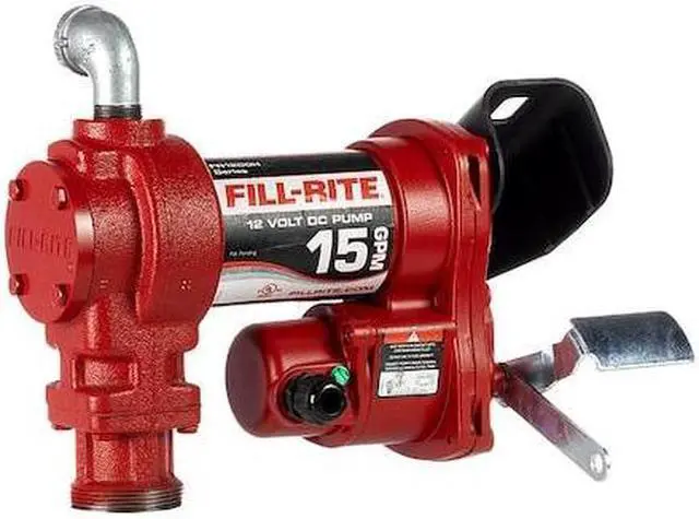 Alt view image 3 of 3 - FILL-RITE FR1204H Fuel Transfer Pump, 12VDC, 15 GPM, 1/4 HP, Cast Iron, 1 in.