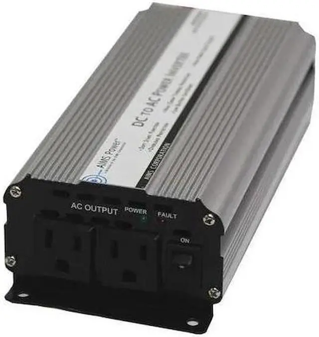 Alt view image 2 of 4 - aims 800 watt power inverter with cables