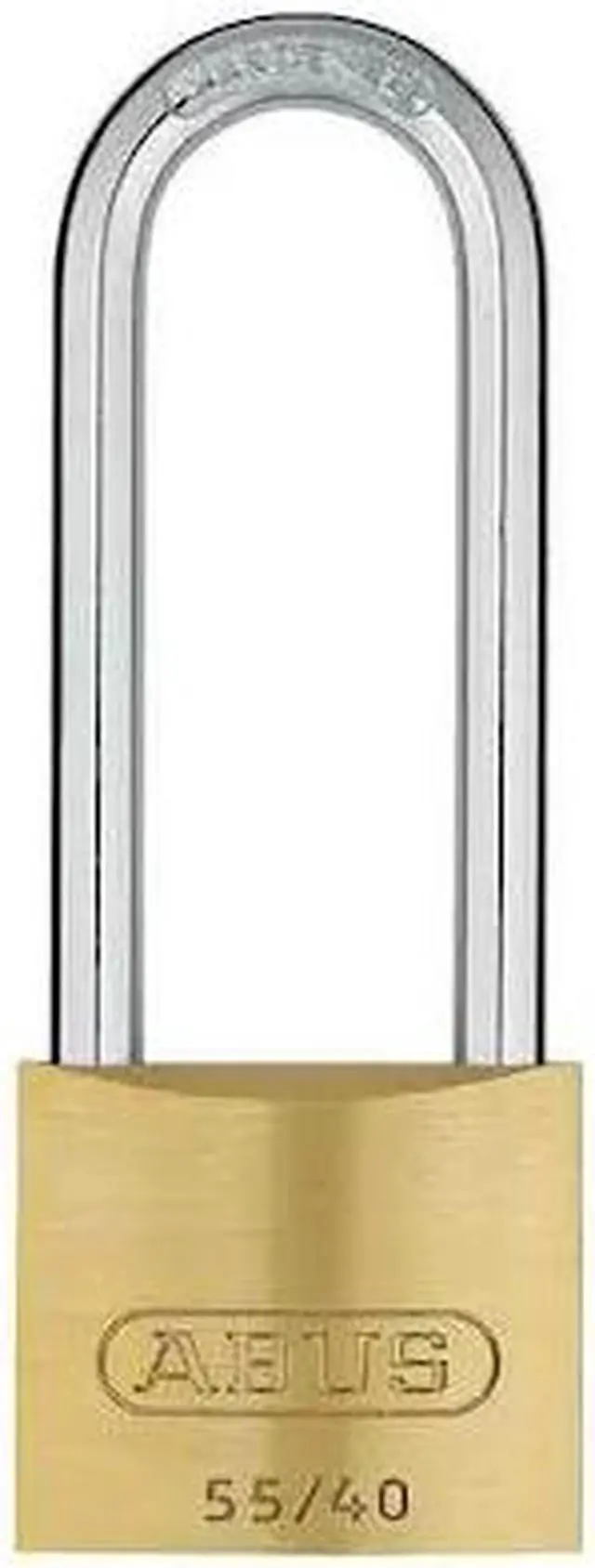 Alt view image 2 of 2 - Different-Keyed Padlock, Extended Shackle Type, 2-1/2" Shackle Height, Brass