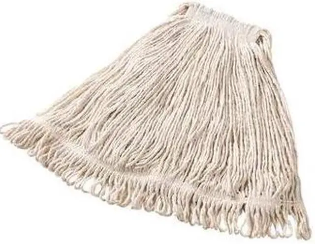 Alt view image 3 of 4 - RUBBERMAID FGD11306WH00 Super Stitch(R) 4-Ply Cotton Yarn Wet Mop, Looped, White