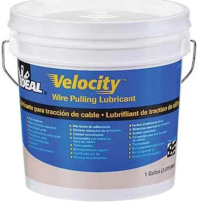 Main image of Wire Pulling Lubricant,1 gal. Bucket,Wht IDEAL 31-277