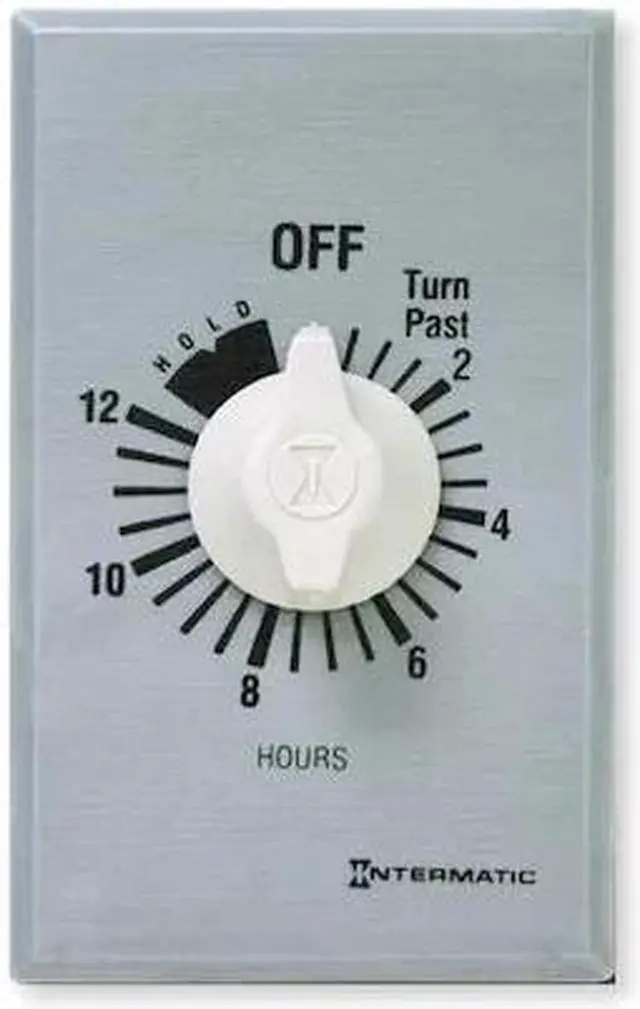 Alt view image 2 of 2 - INTERMATIC FF312HH Timer,Spring Wound,12 Hr,SPDT,Silver