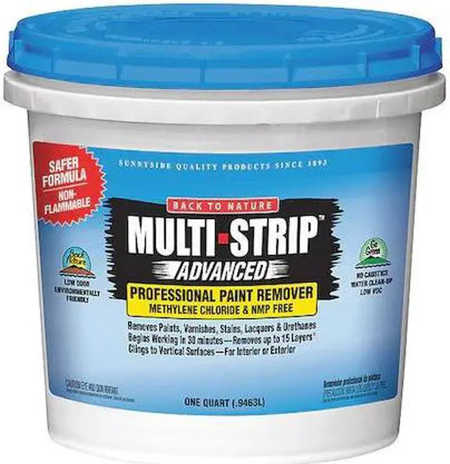 Main image of BACK TO NATURE 65732A Paint Remover,1/4 gal.,VOC Free