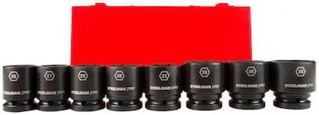 Main image of STEELMAN 79273 6-Point Impact Socket Set, 79273