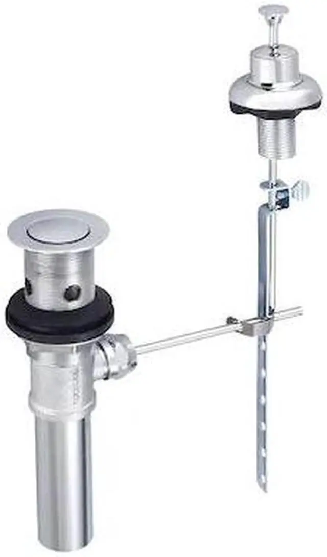 Main image of Central Brass Brass Pop-Up Drain Assembly With Guide