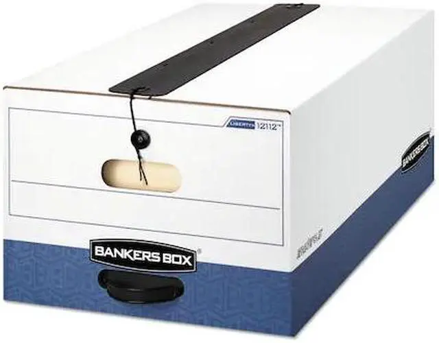 Main image of BANKERS BOX 12112 File Boxes, 2-Ply Cardboard End; 1-Ply Cardboard Side; 2-Ply