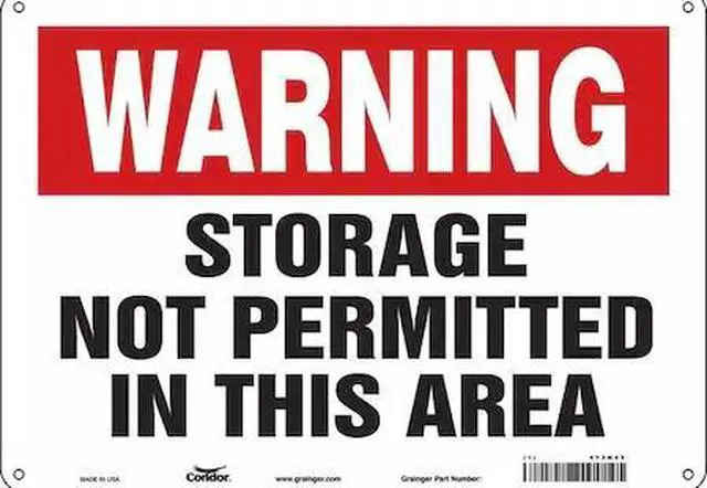 Main image of CONDOR 473M62 Safety Sign, 10 in Height, 14 in Width, Polyethylene, Horizontal