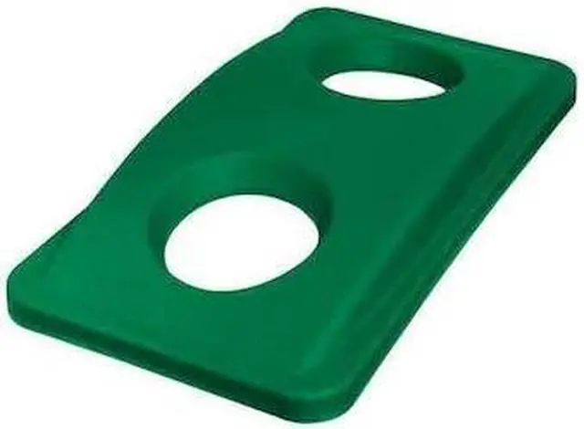 Main image of RUBBERMAID FG269288GRN Bottle/Can Recycling Top,Plastic,Grn