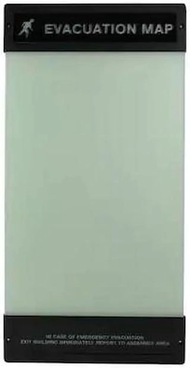 Main image of ZORO SELECT DTA243 Evacuation Map Holder,17 in. x 11 in.