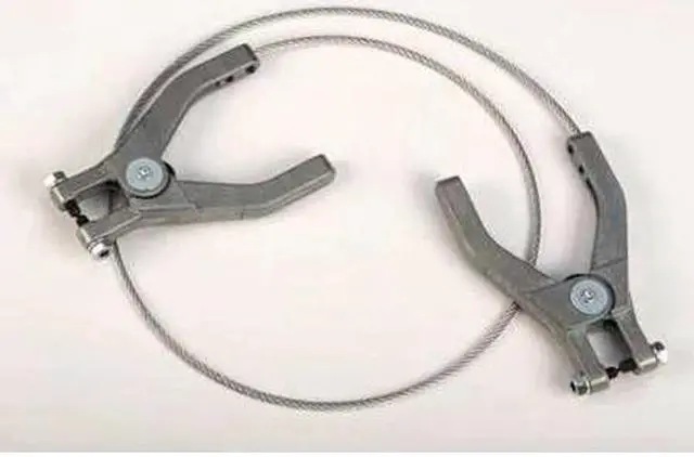 Main image of ZORO SELECT 08499 Ground Wire with 2 Clamps,3 Ft.