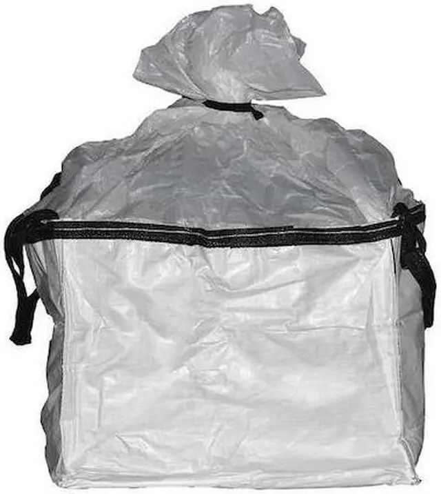 Alt view image 2 of 3 - Shoptough 48 cu. ft. Polypropylene Bulk Bag with 2500 lb. Load Capacity, White