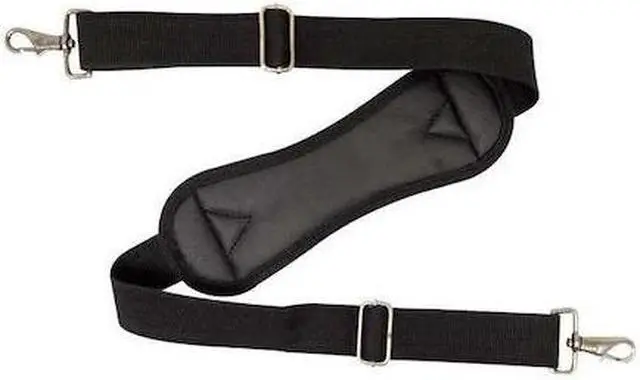 Alt view image 2 of 5 - Padded Shoulder Strap, Adj, Blk, 53 In