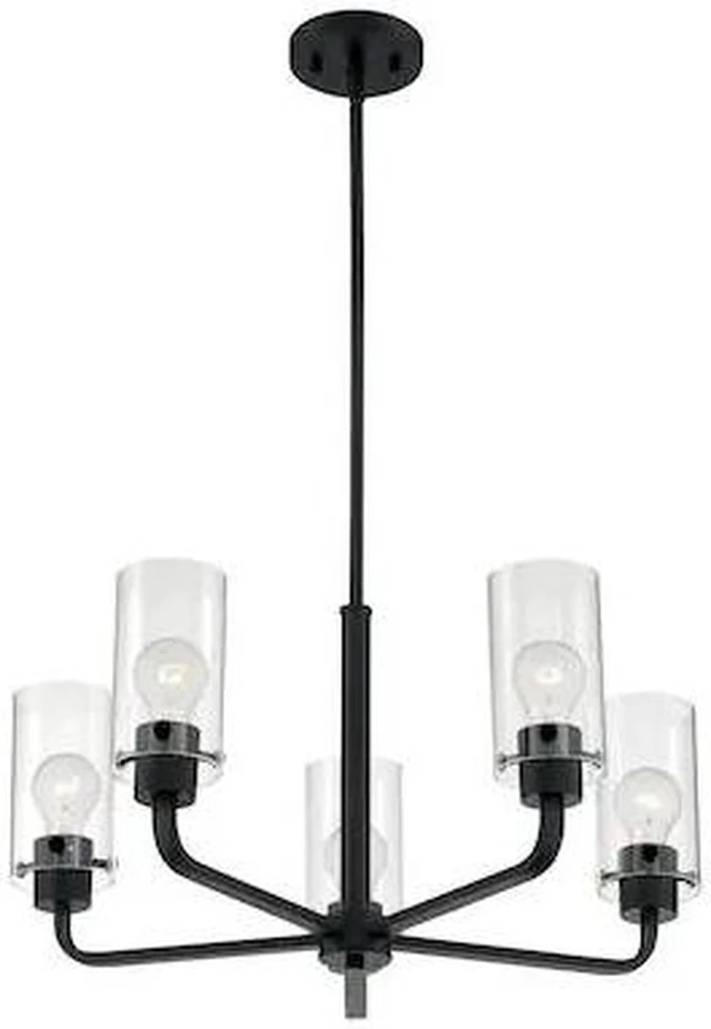 Main image of NUVO 60/7275 Fixture, Chandelier, 5-Lght, Incandescent, 60W, 120V, A19, Medium
