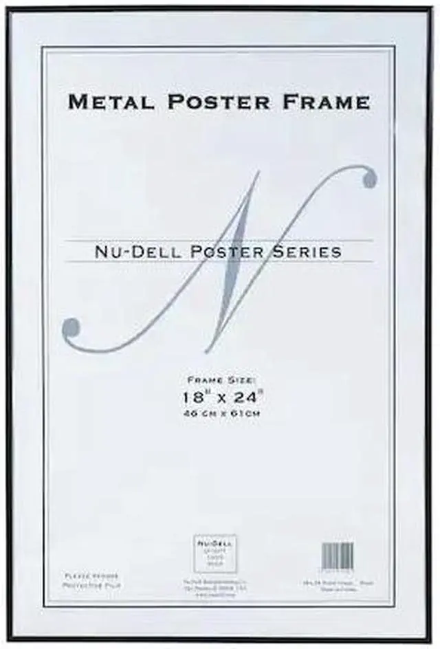 Main image of NUDELL 31222 Metal Poster Frame 18x24 Black